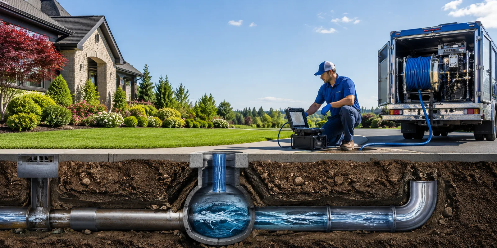 Drainage restoration information for New Berlinville, PA